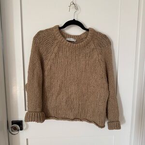 Tan knit  Sweater